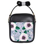 Flowers Petals Blossom Flora Girls Sling Bag