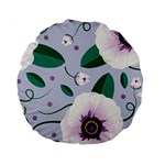 Flowers Petals Blossom Flora Standard 15  Premium Round Cushions