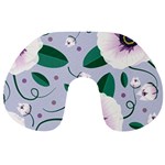 Flowers Petals Blossom Flora Travel Neck Pillow