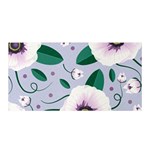 Flowers Petals Blossom Flora Satin Wrap 35  x 70 