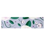 Flowers Petals Blossom Flora Oblong Satin Scarf (16  x 60 )