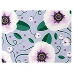 Flowers Petals Blossom Flora Two Sides Premium Plush Fleece Blanket (Baby Size)