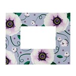 Flowers Petals Blossom Flora White Tabletop Photo Frame 4 x6 