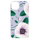 Flowers Petals Blossom Flora iPhone 14 Plus Black UV Print Case