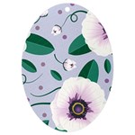 Flowers Petals Blossom Flora UV Print Acrylic Ornament Oval