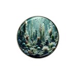 Underwater Coral Life Hat Clip Ball Marker