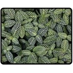 Leaves Foliage Botany Plant Two Sides Fleece Blanket (Medium)