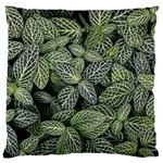 Leaves Foliage Botany Plant Large Premium Plush Fleece Cushion Case (Two Sides)