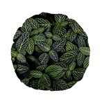 Leaves Foliage Botany Plant Standard 15  Premium Flano Round Cushions