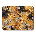 Leaf Yellow Point Flower White Small Mousepad