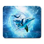 Dolphin Blue Sea Fantasy Large Mousepad