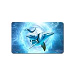 Dolphin Blue Sea Fantasy Magnet (Name Card)