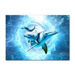 Dolphin Blue Sea Fantasy Sticker A4 (10 pack)