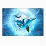 Dolphin Blue Sea Fantasy Postcard 4 x 6  (Pkg of 10)