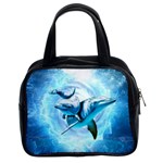 Dolphin Blue Sea Fantasy Classic Handbag (Two Sides)