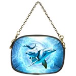 Dolphin Blue Sea Fantasy Chain Purse (One Side)