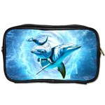 Dolphin Blue Sea Fantasy Toiletries Bag (One Side)