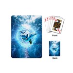 Dolphin Blue Sea Fantasy Playing Cards Single Design (Mini)