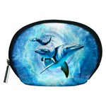 Dolphin Blue Sea Fantasy Accessory Pouch (Medium)