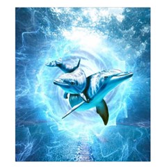 Dolphin Blue Sea Fantasy Duvet Cover Double Side (King Size) from ArtsNow.com Front