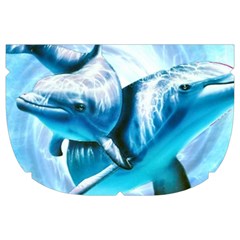 Dolphin Blue Sea Fantasy Make Up Case (Large) from ArtsNow.com Side Left