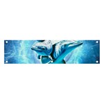 Dolphin Blue Sea Fantasy Banner and Sign 4  x 1 