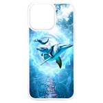 Dolphin Blue Sea Fantasy iPhone 15 Plus TPU UV Print Case