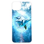 Dolphin Blue Sea Fantasy iPhone 15 Pro TPU UV Print Case