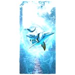 Dolphin Blue Sea Fantasy Samsung Galaxy S24 Ultra 6.9 Inch Black TPU UV Case