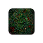 Grass Nature Meadow Rubber Coaster (Square)