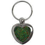 Grass Nature Meadow Key Chain (Heart)