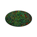 Grass Nature Meadow Sticker Oval (100 pack)