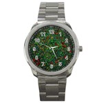 Grass Nature Meadow Sport Metal Watch