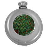 Grass Nature Meadow Round Hip Flask (5 oz)