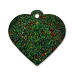 Grass Nature Meadow Dog Tag Heart (One Side)