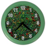 Grass Nature Meadow Color Wall Clock