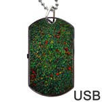 Grass Nature Meadow Dog Tag USB Flash (One Side)