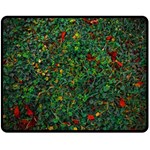 Grass Nature Meadow Two Sides Fleece Blanket (Medium)