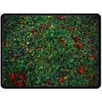 Grass Nature Meadow Two Sides Fleece Blanket (Large)