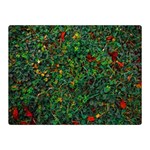 Grass Nature Meadow Two Sides Premium Plush Fleece Blanket (Mini)