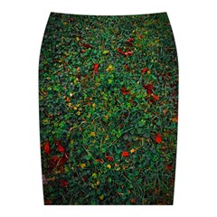 Grass Nature Meadow Midi Wrap Pencil Skirt from ArtsNow.com Back