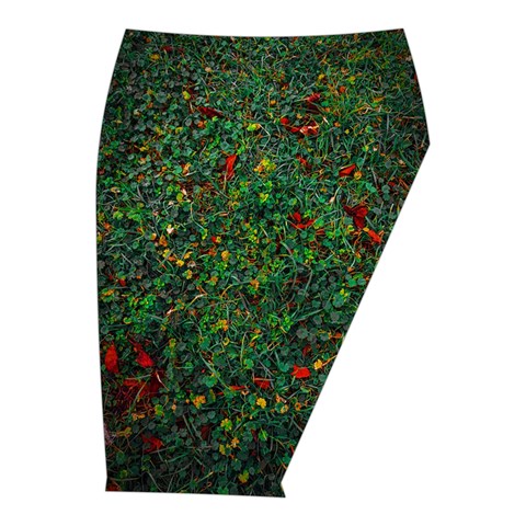 Grass Nature Meadow Midi Wrap Pencil Skirt from ArtsNow.com  Front Right 