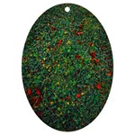 Grass Nature Meadow UV Print Acrylic Ornament Oval