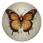 Butterflies of motivation Magnet 5  (Round)