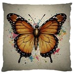 Butterflies of motivation Large Cushion Case (Two Sides)