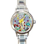 Supersonic ladybug angel power Round Italian Charm Watch