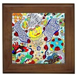 Supersonic ladybug angel power Framed Tile