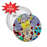 Supersonic ladybug angel power 2.25  Buttons (10 pack) 