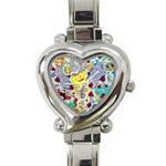 Supersonic ladybug angel power Heart Italian Charm Watch