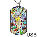 Supersonic ladybug angel power Dog Tag USB Flash (One Side)